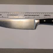 The knife that was recovered by police in Widnes