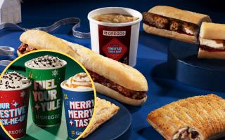 Greggs has launched their Christmas menu for 2022.