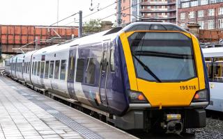 A Northern train hit a chair between Warrington and Widnes