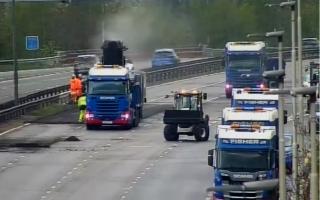 M62 reopens after overnight work to repair damage from fatal crash