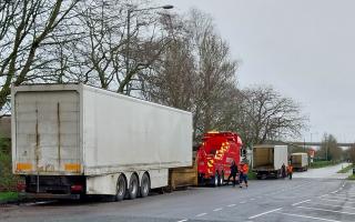 Trailers have been removed on Astmoor Road in Runcorn
