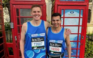 Rob and Mark completed the London Marathon on Sunday, April 21